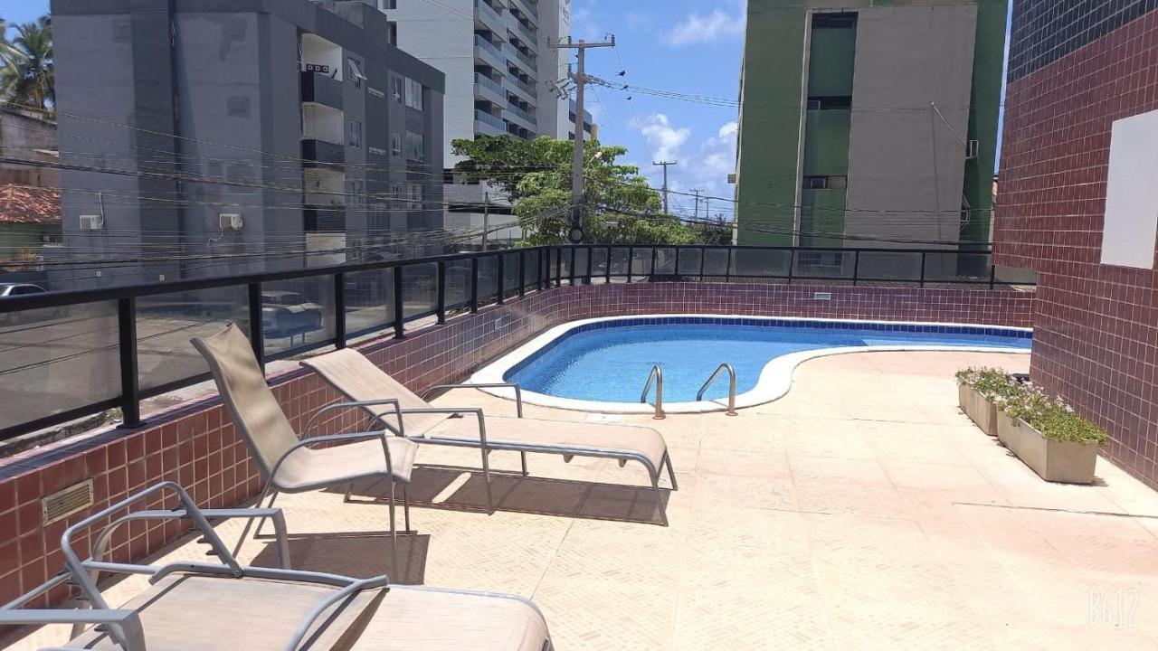 MaceióApartamento A Beira-Mar Com Piscinaアパートメント エクステリア 写真